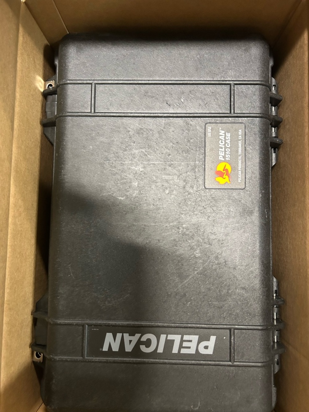 Pelican Black Protective Hard Case - Secure Travel & Equipment Storage1510